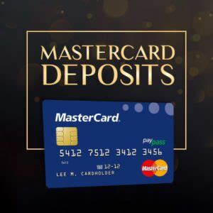 mastercard casino deposit rates